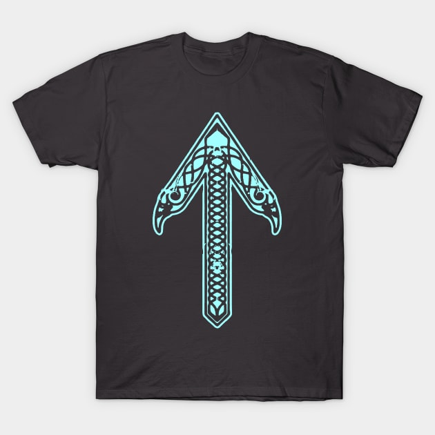 norse mythology viking rune symbols T-Shirt by Lamink